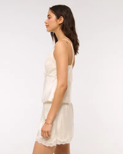 Abercrombie & Fitch The A&f Bella Tie-front Cami In White