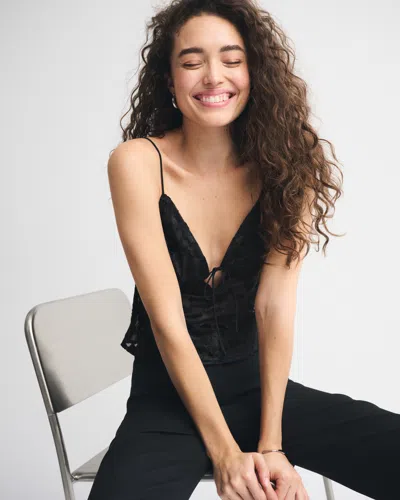 Abercrombie & Fitch The A&f Bella Tie-front Cami In Black