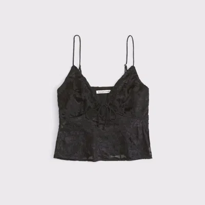 Abercrombie & Fitch The A&f Bella Tie-front Cami In Black