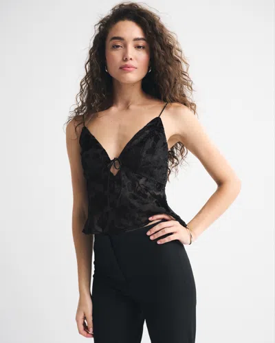 Abercrombie & Fitch The A&f Bella Tie-front Cami In Black