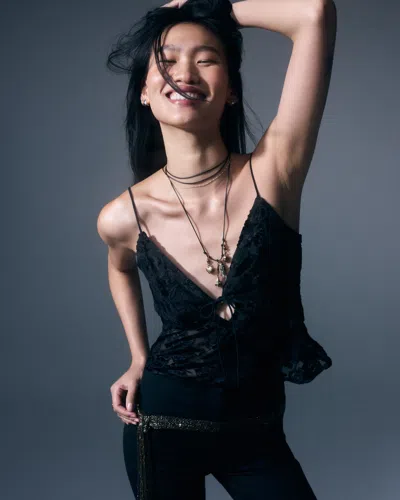 Abercrombie & Fitch The A&f Bella Tie-front Cami In Black