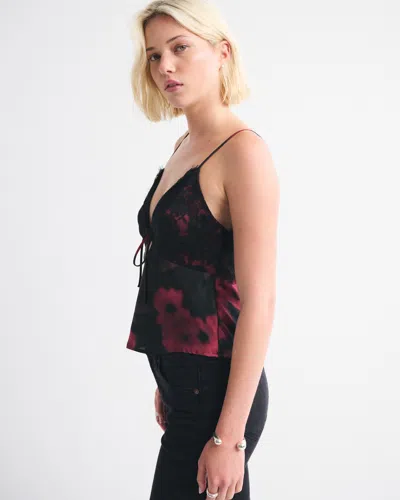 Abercrombie & Fitch The A&f Bella Tie-front Cami In Black