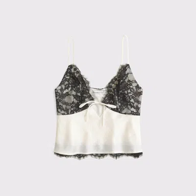 Abercrombie & Fitch The A&f Bella Tie-front Cami In White