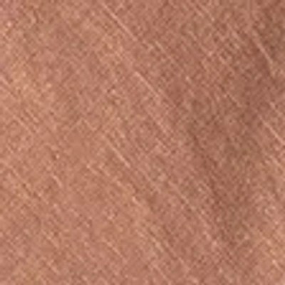 Abercrombie & Fitch Linen-blend Tie-back Set Top In Brown