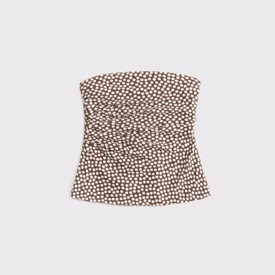 Abercrombie & Fitch Linen-blend Tube Top