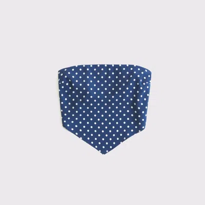 Abercrombie & Fitch Bra-free Strapless Scarf Tube Top In Yellow