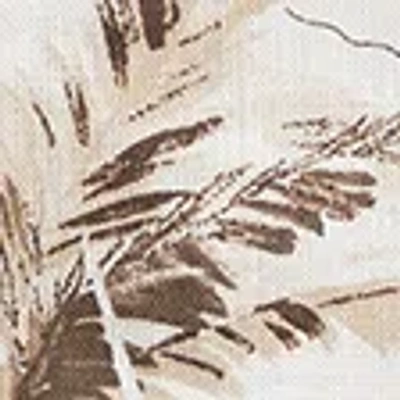 Abercrombie & Fitch Linen-blend Strapless Peplum Top In Brown