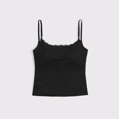 Abercrombie & Fitch Bra-free Lace 90s Cami In Black
