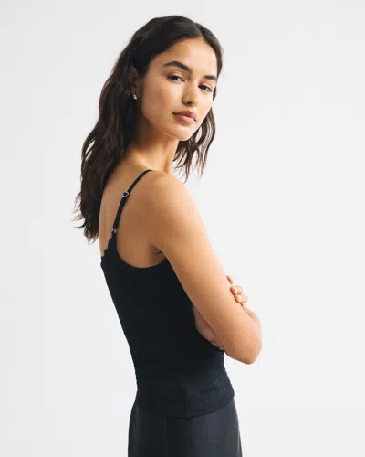 Abercrombie & Fitch Bra-free Lace 90s Cami In Black