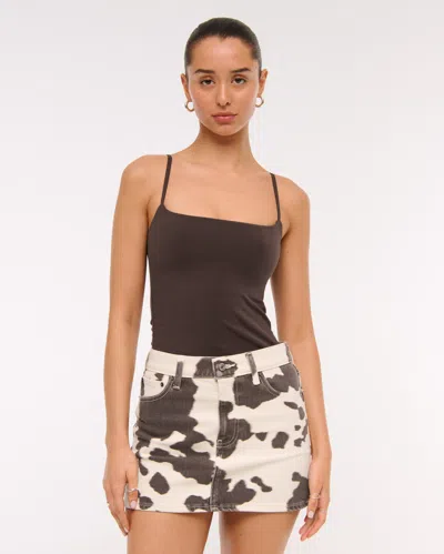 Abercrombie & Fitch Bra-free 90s Cami In Brown
