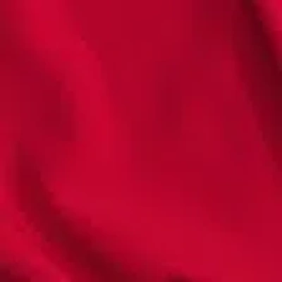 Abercrombie & Fitch Halter Cowl Neck Scarf Top In Red