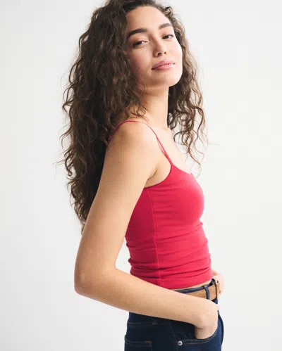 Abercrombie & Fitch Bra-free 90s Cami In Red