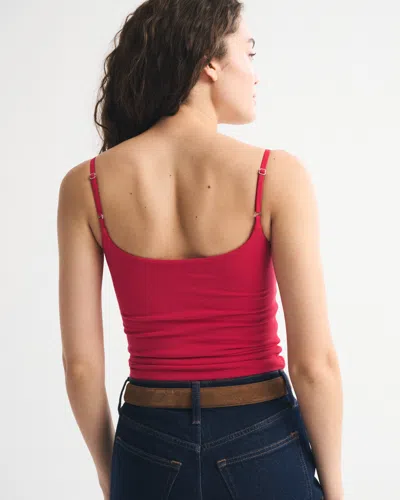 Abercrombie & Fitch Bra-free 90s Cami In Red