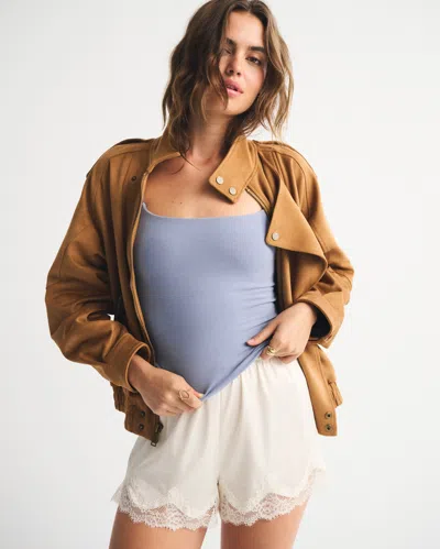 Abercrombie & Fitch Bra-free 90s Cami In Blue