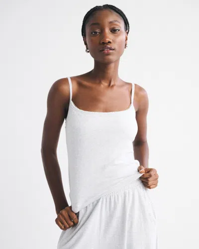 Abercrombie & Fitch Cozy Lounge 90s Cami In Gray