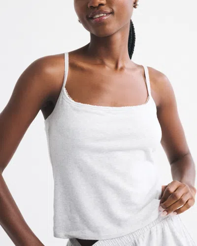 Abercrombie & Fitch Cozy Lounge 90s Cami In Gray