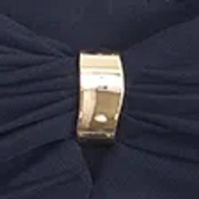 Abercrombie & Fitch Off-the-shoulder Mesh Hardware Top In Blue