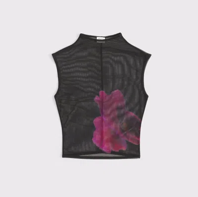 Abercrombie & Fitch The A&f Paloma Mesh Top In Black