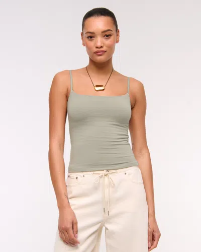 Abercrombie & Fitch Bra-free 90s Cami In Gray