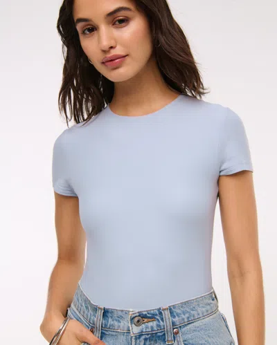 Abercrombie & Fitch Soft Matte Seamless Tee Bodysuit In Multi