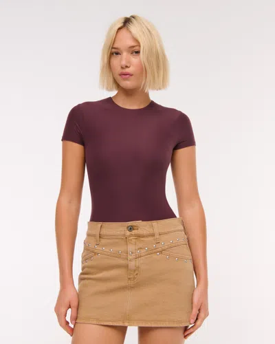 Abercrombie & Fitch Soft Matte Seamless Tee Bodysuit