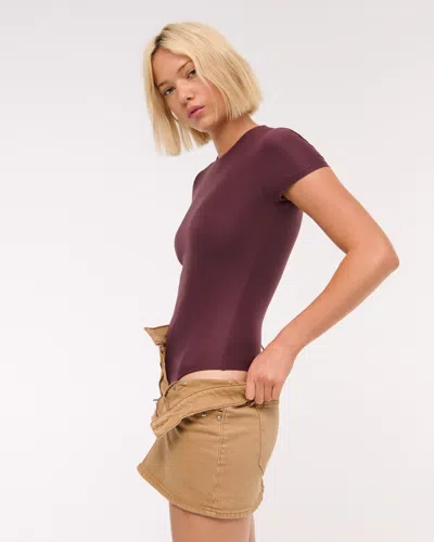 Abercrombie & Fitch Soft Matte Seamless Tee Bodysuit