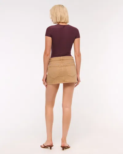 Abercrombie & Fitch Soft Matte Seamless Tee Bodysuit