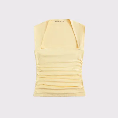 Abercrombie & Fitch The A&f Ava Top In Yellow