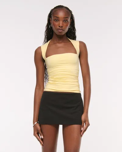 Abercrombie & Fitch The A&f Ava Top In Yellow