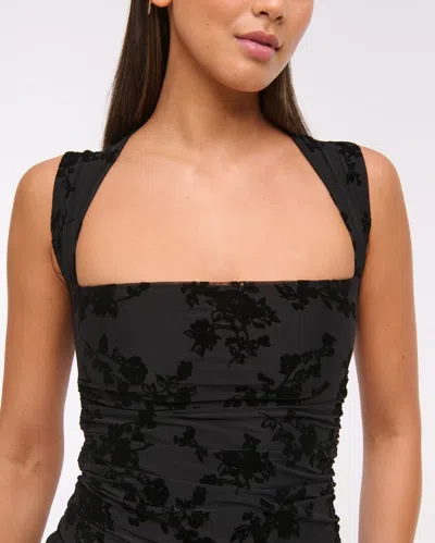 Abercrombie & Fitch The A&f Ava Mesh Top In Black