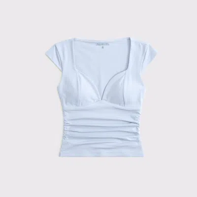 Abercrombie & Fitch The A&f Zoe Bra-free Top In Blue