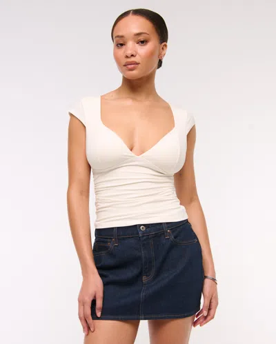 Abercrombie & Fitch The A&f Zoe Bra-free Top In White