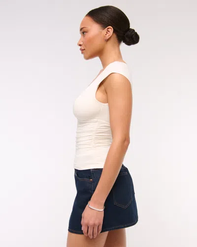 Abercrombie & Fitch The A&f Zoe Bra-free Top In White