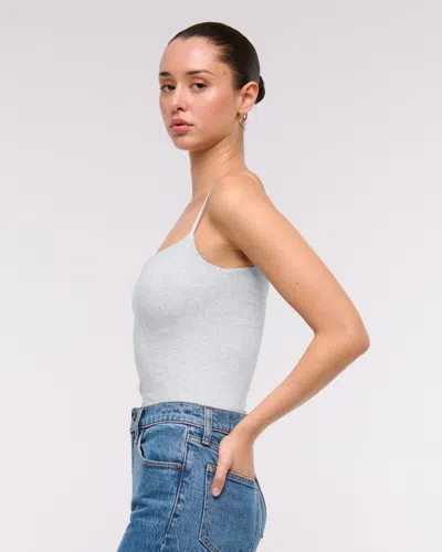 Abercrombie & Fitch Bra-free 90s Cami In Gray