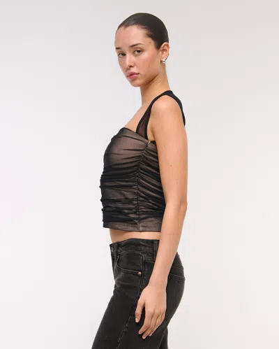 Abercrombie & Fitch The A&f Ava Mesh Top In Black