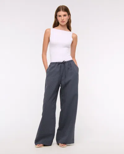 Abercrombie & Fitch Sculpt Matte Seamless Slash Scoop-back Bodysuit In White