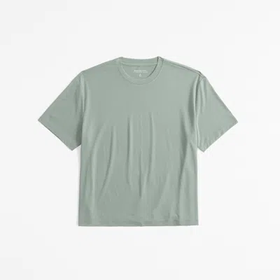Abercrombie & Fitch Cupro Easy Tee In Green