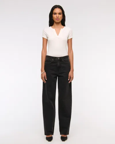 Abercrombie & Fitch Cozy Lounge Knit Top In White