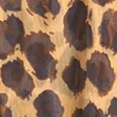 Abercrombie & Fitch Long-sleeve Mesh Mockneck Top In Brown