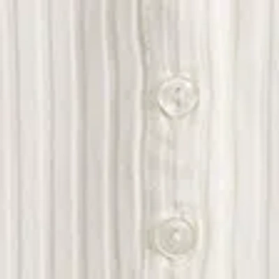 Abercrombie & Fitch Half-sleeve Henley Top In White