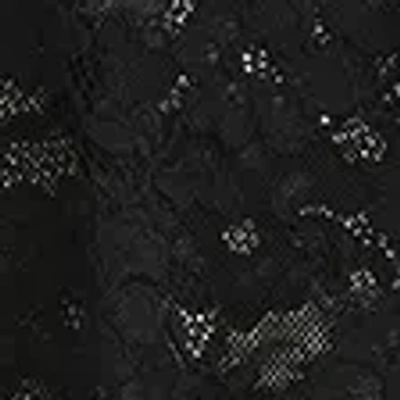 Abercrombie & Fitch Long-sleeve Lace Slash Top In Black