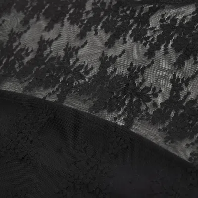 Abercrombie & Fitch Lace Shell Top In Black