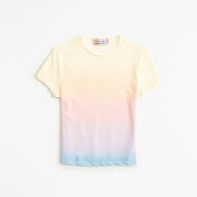 Abercrombie & Fitch Pride Mesh Baby Tee In Multi