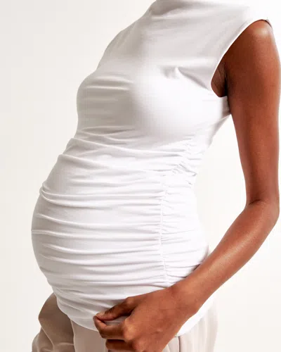 Abercrombie & Fitch The A&f Paloma Maternity Top In White
