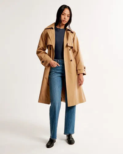 Abercrombie & Fitch Soft Matte Seamless Tuckable Baby Tee In Blue