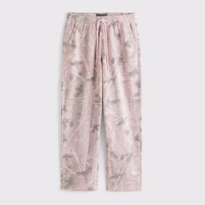 Abercrombie & Fitch Essential Baggy Open-hem Sweatpant In Gray