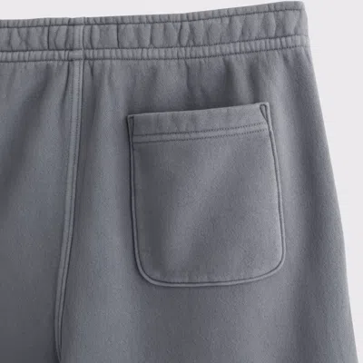 Abercrombie & Fitch Essential Straight Open-hem Sweatpant In Gray