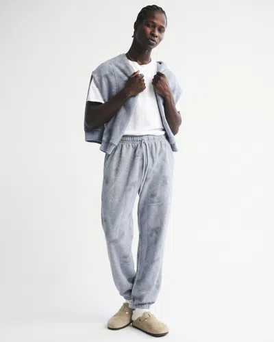 Abercrombie & Fitch Essential Cinched Sweatpant In Blue