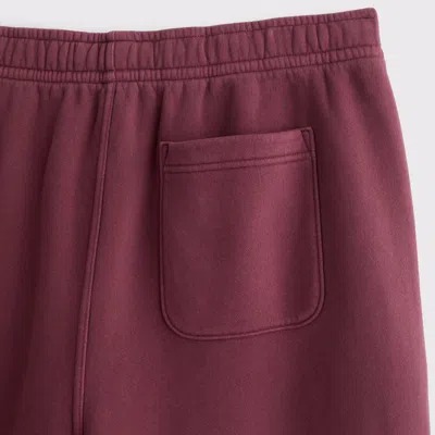 Abercrombie & Fitch Essential Cinched Sweatpant In Burgundy
