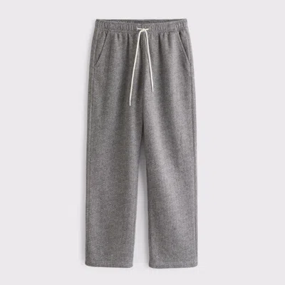 Abercrombie & Fitch Essential Baggy Open-hem Sweatpant In Gray